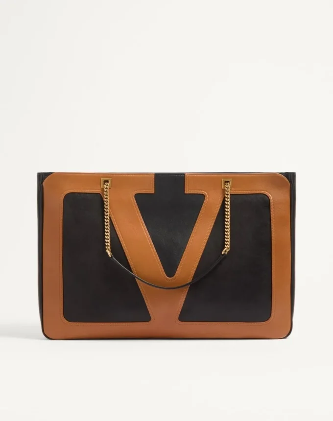 Valentino Garavani Viva Superstar Nappa Leather Shopper