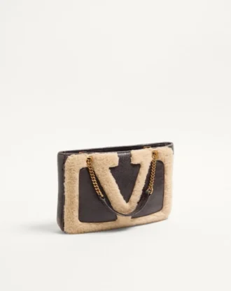Valentino Garavani Viva Superstar Small Sheepskin Shopping Bag