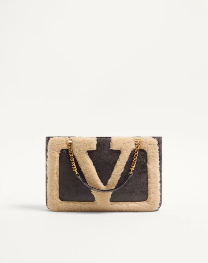 Valentino Garavani Viva Superstar Small Sheepskin Shopping Bag