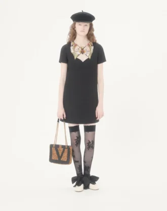 Valentino Garavani Viva Superstar small shopping bag in pony-effect calfskin