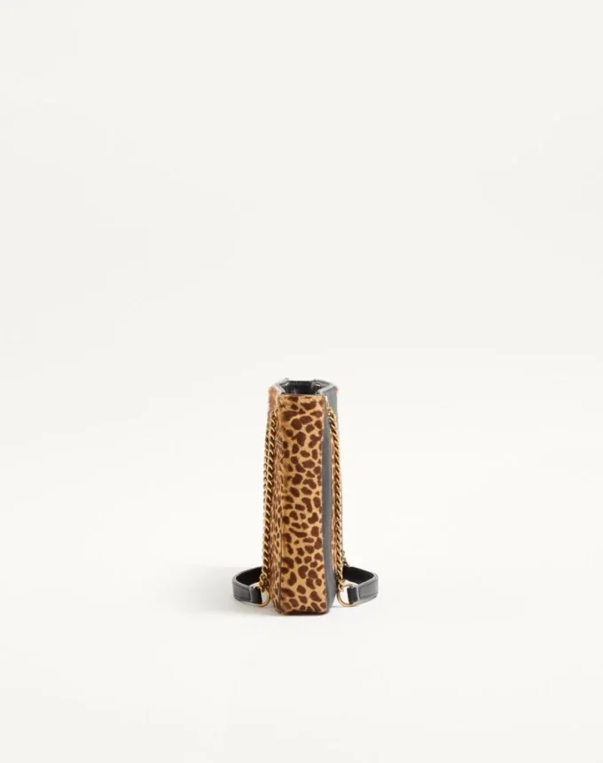 Valentino Garavani Viva Superstar small shopping bag in pony-effect calfskin