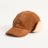 Valentino Garavani Vlogo Signature Baseball Cap in Suede and Sheepskin