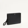 Valentino Garavani Vlogo Signature Grainy Calfskin Pouch