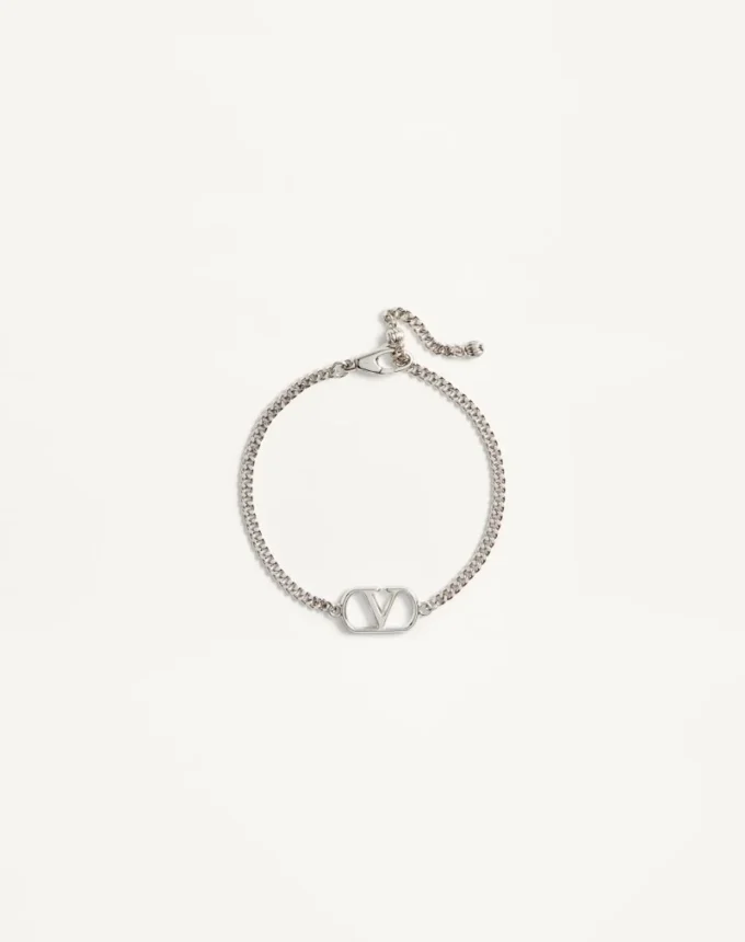 Valentino Garavani Vlogo Signature Metal Bracelet