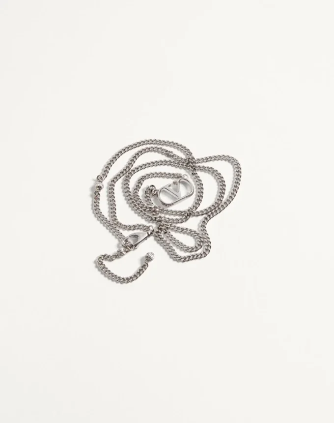 Valentino Garavani Vlogo Signature Metal Necklace