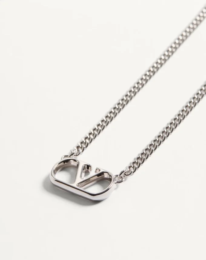 Valentino Garavani Vlogo Signature Metal Necklace