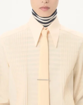 Valentino Garavani Vlogo Signature Metal Tie Clip