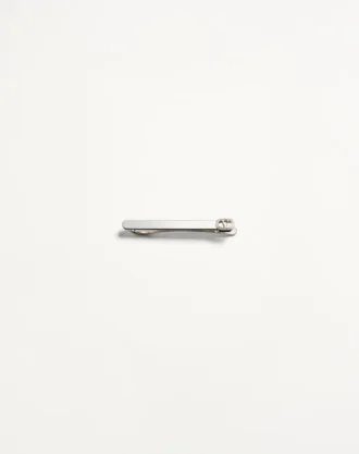 Valentino Garavani Vlogo Signature Metal Tie Clip