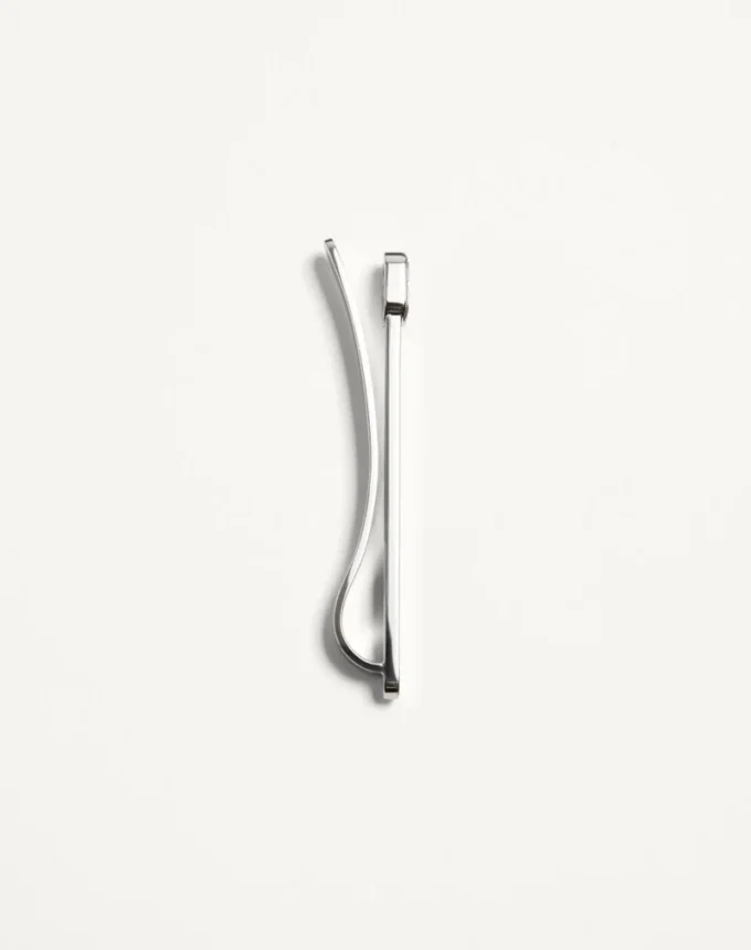 Valentino Garavani Vlogo Signature Metal Tie Clip