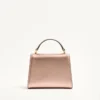 Valentino Garavani Vsling Mini Handbag In Laminated Grainy Calfskin With Jewel Logo