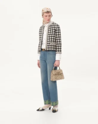 Valentino Garavani Vsling Small Python Handbag