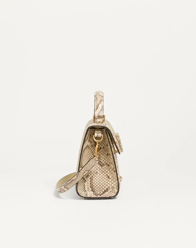 Valentino Garavani Vsling Small Python Handbag