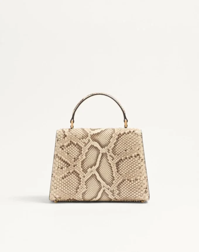 Valentino Garavani Vsling Small Python Handbag