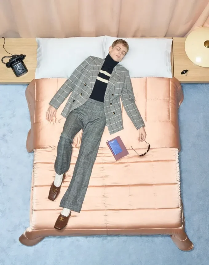 Valentino High-Neck Wool Sweater With Vlogo Embroidery