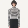 Valentino High-Neck Wool Sweater With Vlogo Patch