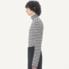 Valentino High-Neck Wool Sweater With Vlogo Patch