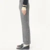 Valentino Mouliné Wool Pants with Cuffs Valentino Mouliné Wool Pants with Cuffs