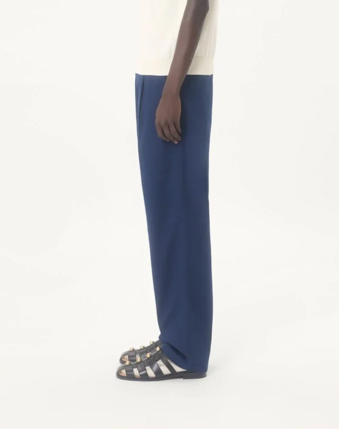 Valentino Pants in Cotton Gabardine