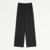 Valentino Pinstripe Trousers In Wool And Silk Valentino Pinstripe Trousers In Wool And Silk