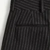 Valentino Pinstripe Trousers In Wool And Silk Valentino Pinstripe Trousers In Wool And Silk