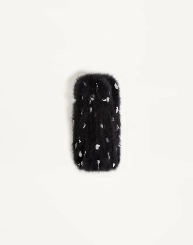 Valentino Scarf With Turkey And Goose Feathers