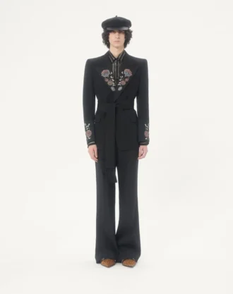 Valentino Silk Chiffon & Lurex Shirt