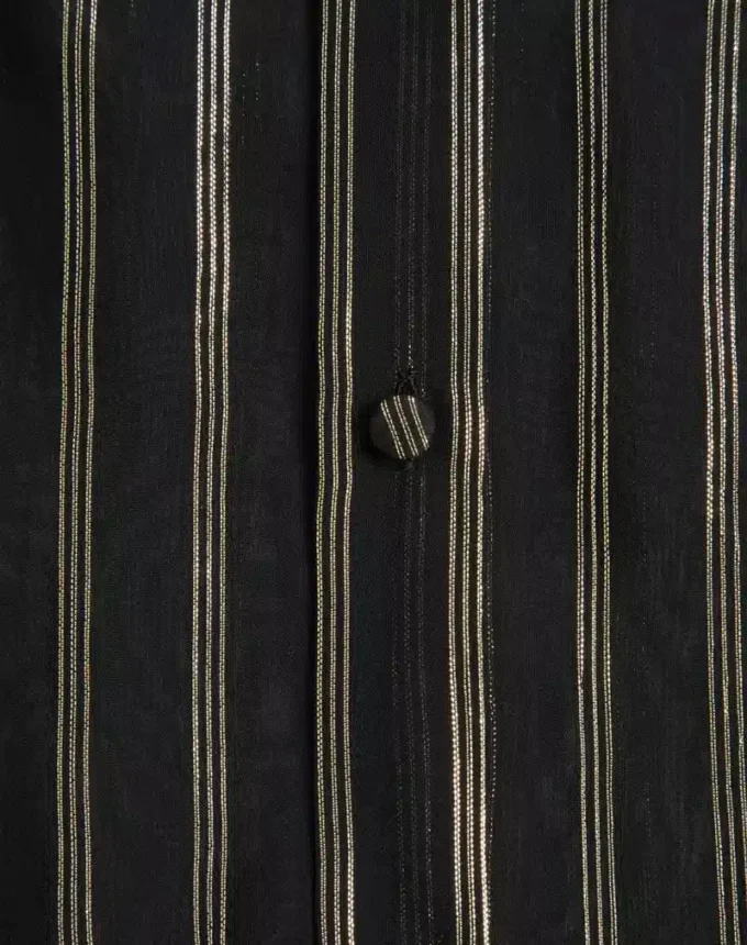 Valentino Silk Chiffon & Lurex Shirt