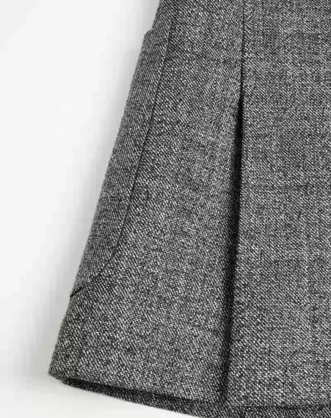 Valentino Single-Breasted Mouliné Wool Jacket