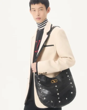 Valentino Single-Breasted Wool Gabardine Jacket