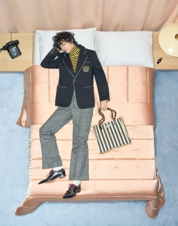 Valentino Single-Breasted Wool Jacket with Valentino Patch Valentino Single-Breasted Wool Jacket with Valentino Patch