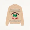 Valentino wool and cotton sweater with Valentino horse patch