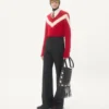 Valentino Wool Jumper With VLogo Bow At The Back