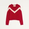 Valentino Wool Jumper With VLogo Bow At The Back