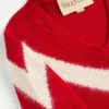 Valentino Wool Jumper With VLogo Bow At The Back