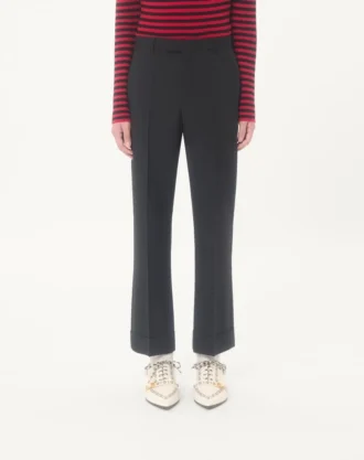 Valentino Wool Pants with Cuffs
