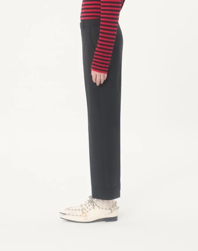 Valentino Wool Pants with Cuffs Valentino Wool Pants with Cuffs