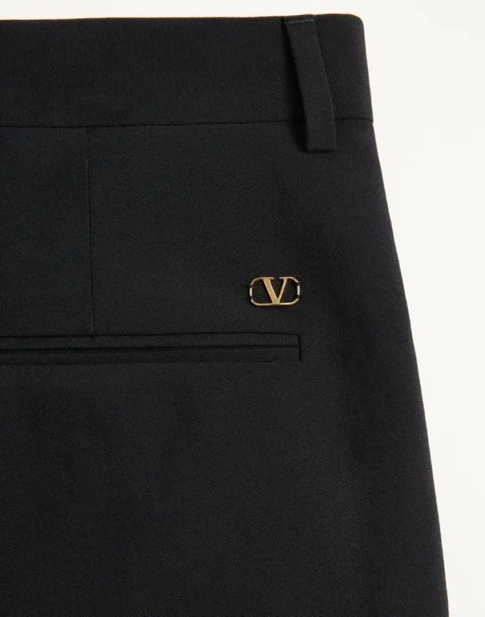 Valentino Wool Pants with Cuffs Valentino Wool Pants with Cuffs