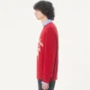 Valentino Wool Sweater with Chez Valentino & Panther Embroidery