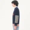 Valentino Wool Sweater with VG Embroidery