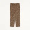 Valentino Wool Trousers with Glen Plaid Pattern and Turn-ups