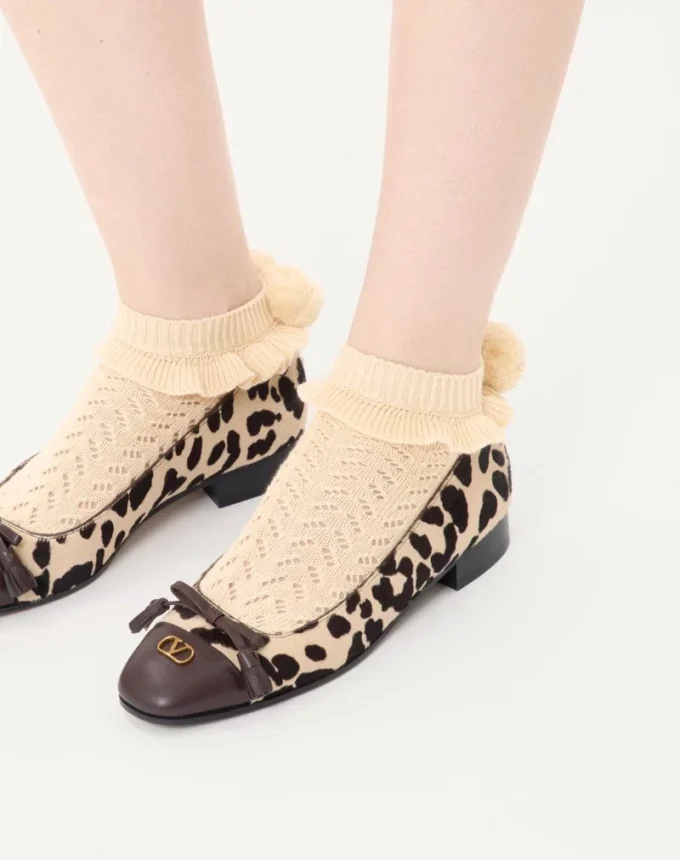 Valet Du Roi Ballerina In Pony-Effect Calfskin 25Mm