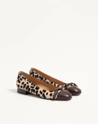 Valet Du Roi Ballerina In Pony-Effect Calfskin 25Mm