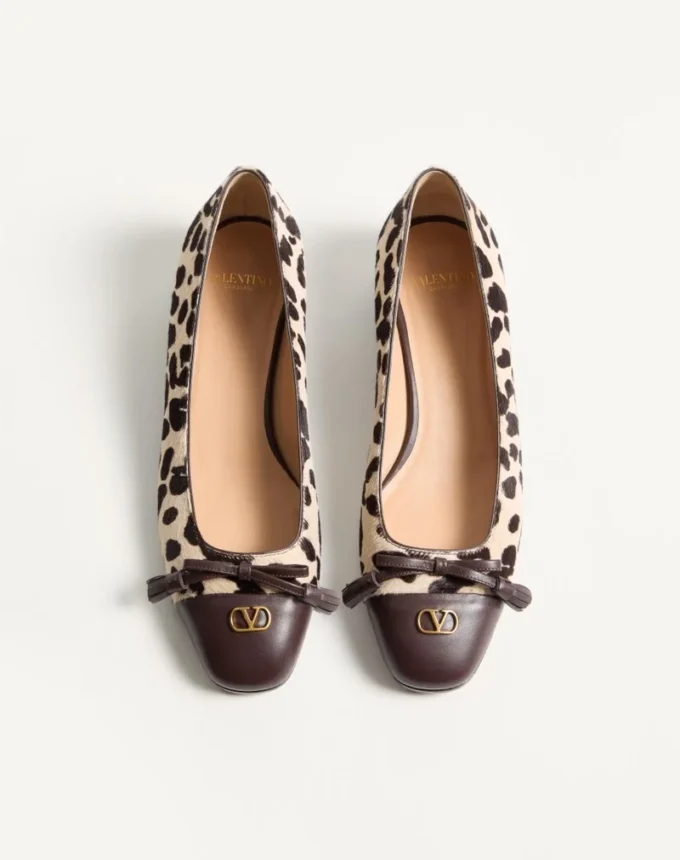 Valet Du Roi Ballerina In Pony-Effect Calfskin 25Mm