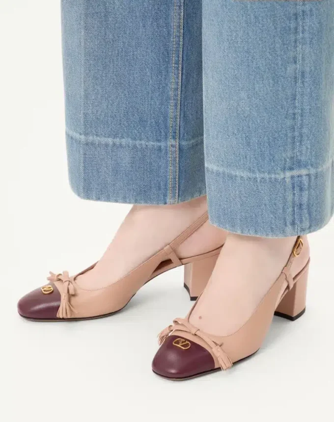 Valet Du Roi Kidskin Slingback Pumps 60Mm