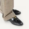 Vaniteux Calfskin and Split Leather Loafer
