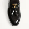 Vaniteux Calfskin and Split Leather Loafer