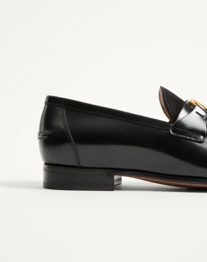 Vaniteux Calfskin and Split Leather Loafer