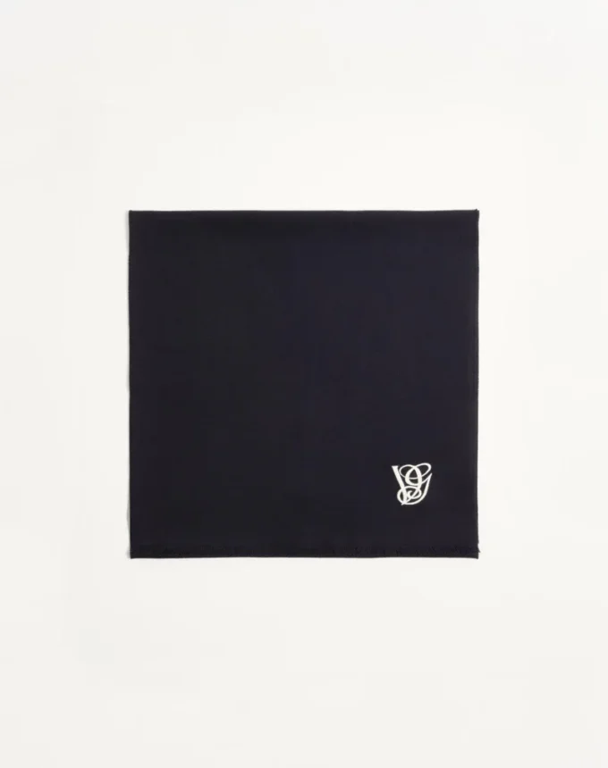 VG Wool Scarf With Embroidery