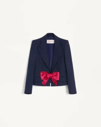 Viscose Jacket With Bow