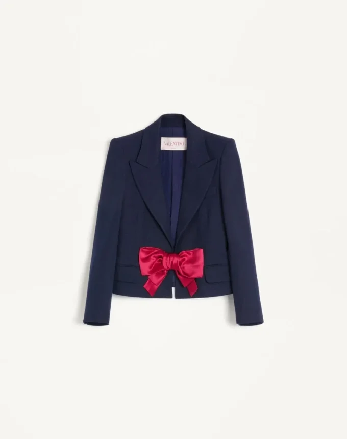Viscose Jacket With Bow Viscose Jacket With Bow